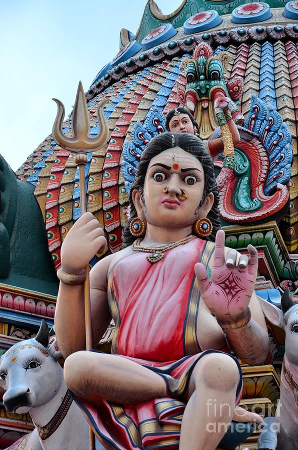 Hindu goddess at colorful temple Photograph by Imran Ahmed
