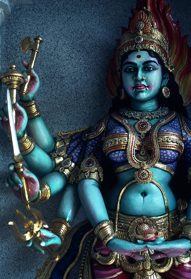 hindu-goddess-kali-on-hindu-temple-photograph-by-carl-purcell-fine