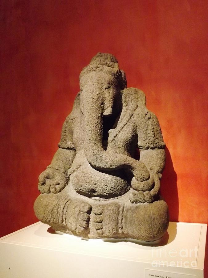 Hindu Statue God Ganesha Photograph by Brigitte Emme