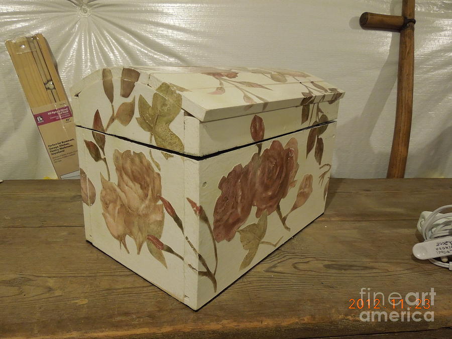 Hinged Box - SOLD Mixed Media by Judith Espinoza