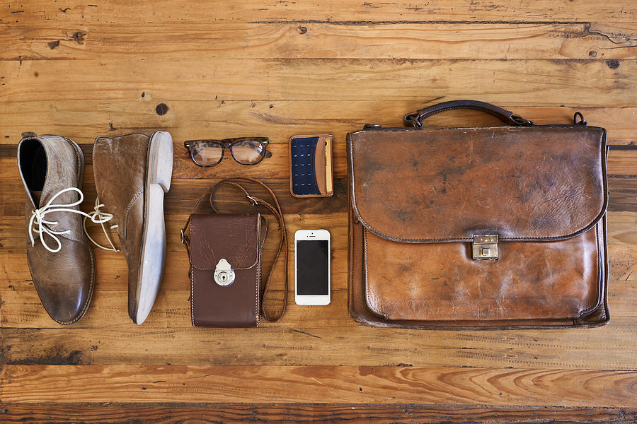 Hipster business kit Photograph by Yuri_Arcurs
