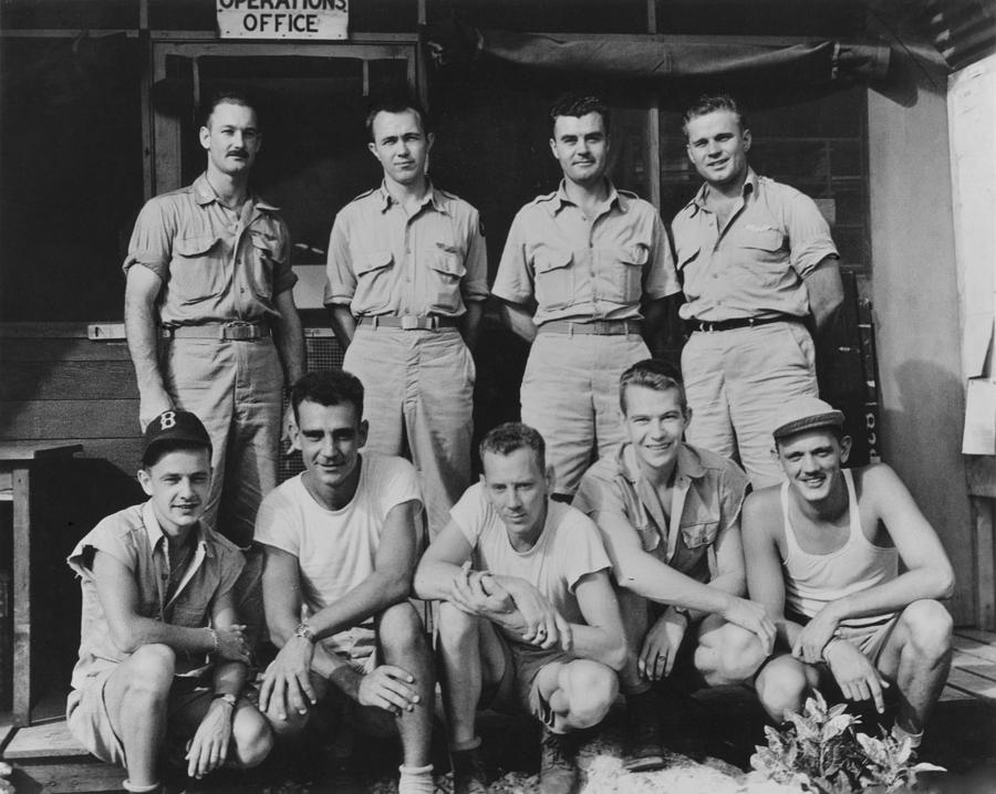 Hiroshima Atomic Bomb Crew On Tinian Photograph by Everett