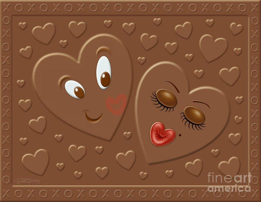 Candy Digital Art - HIS and HERsheys by Cristophers Dream Artistry