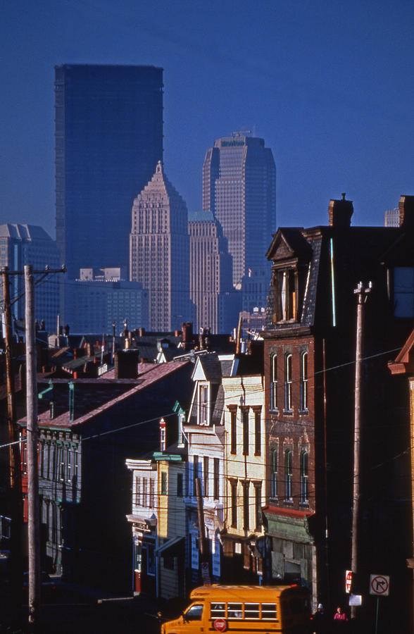 Historic And Modern Pittsburgh Skyline Photograph