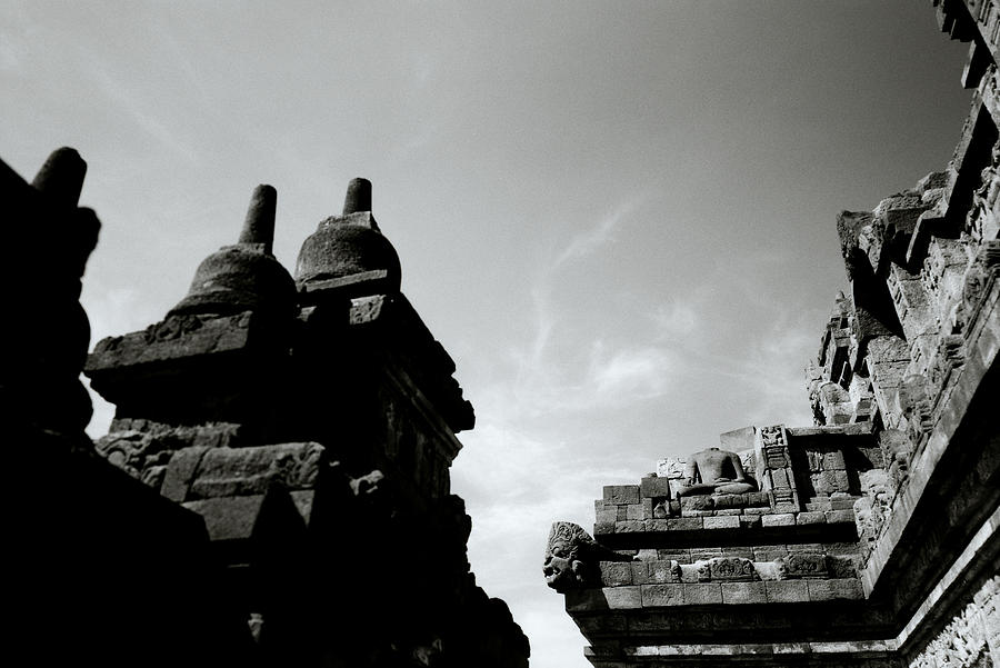 Historic Buildings Of Borobudur Photograph by Shaun Higson