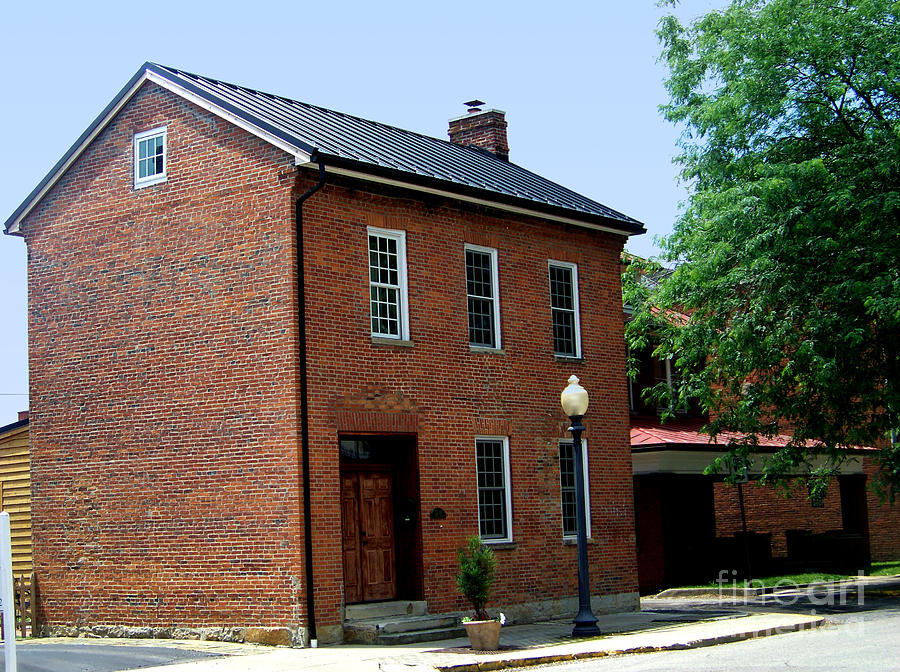 Historic Brick home on Second Street Photograph by Charles Robinson