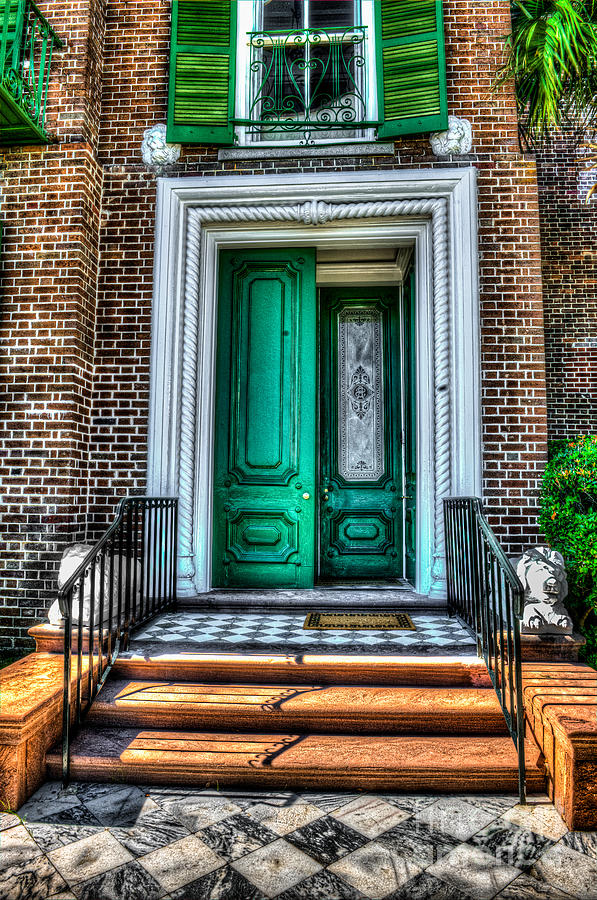 Historic Charleston SC Door Photograph by Dale Powell