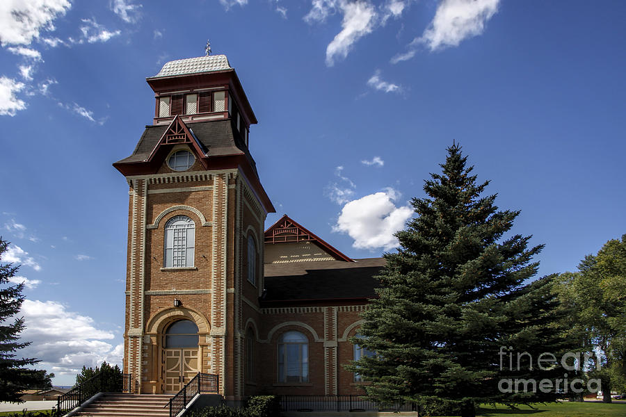 Historic Church in Randolph Utah Photograph by Richard Lynch