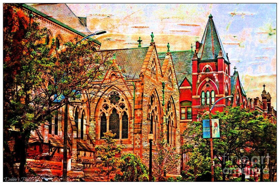 Historic Churches St Louis Mo - Digital Effect 6 Photograph by Debbie Portwood