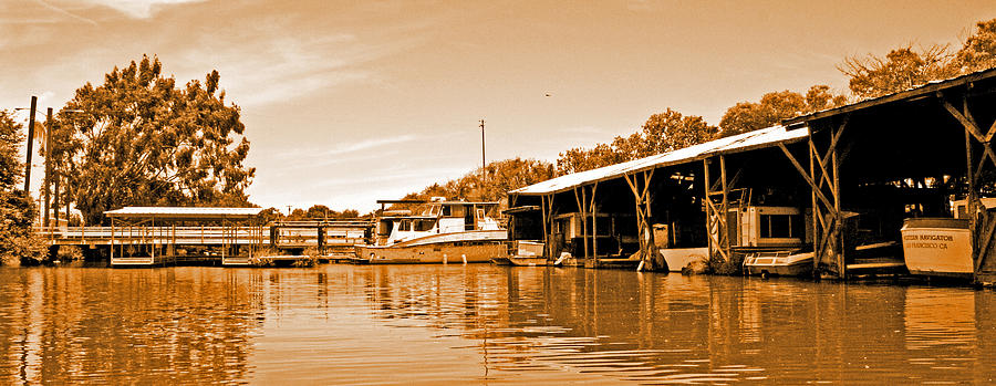 Sacramento River Delta Photograph - Historic Delta Marina by Joseph Coulombe