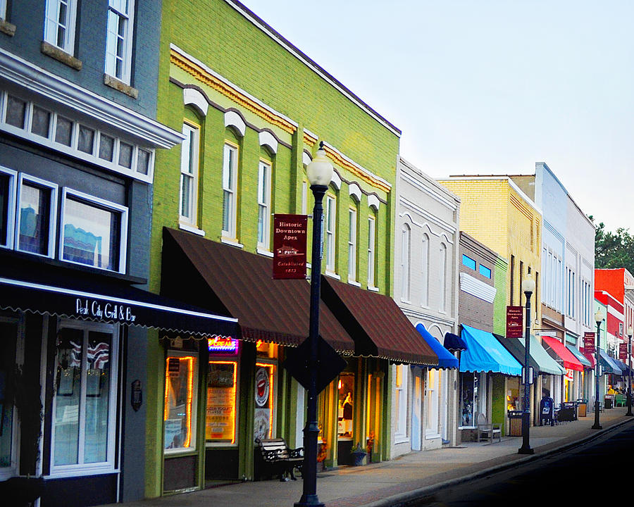 Historic Downtown Apex by Val Stone Creager Historic Downtown Apex by Val Stone Creager