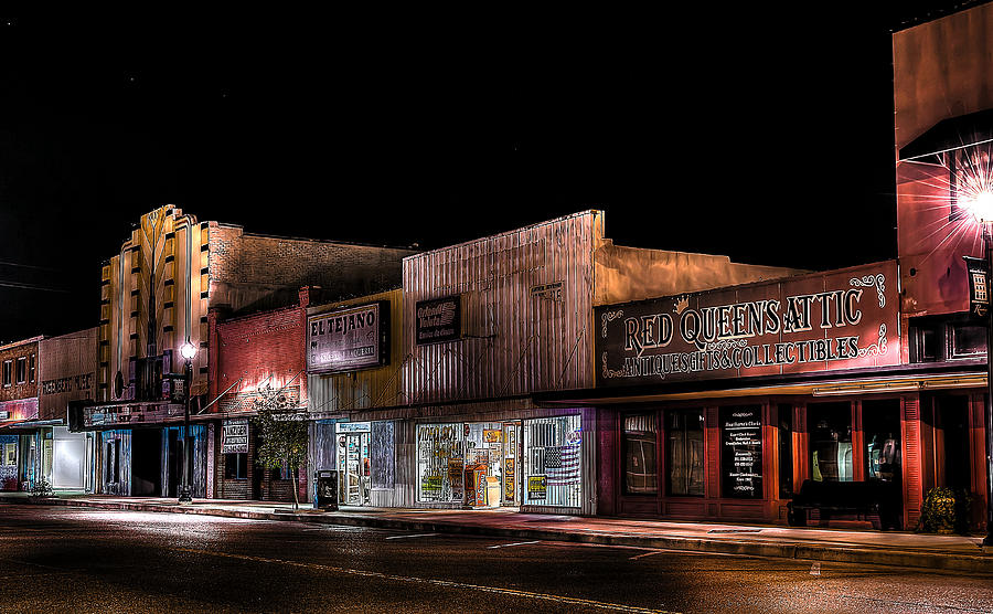 Historic Downtown Rosenberg Photograph by David Morefield
