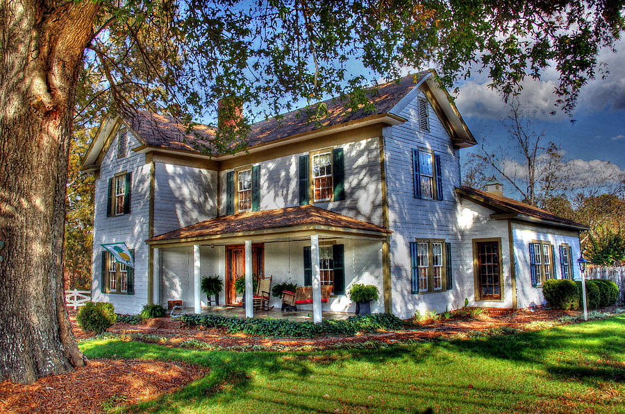 Historic House Wachaw NC Drybrush Photograph by Andy Lawless