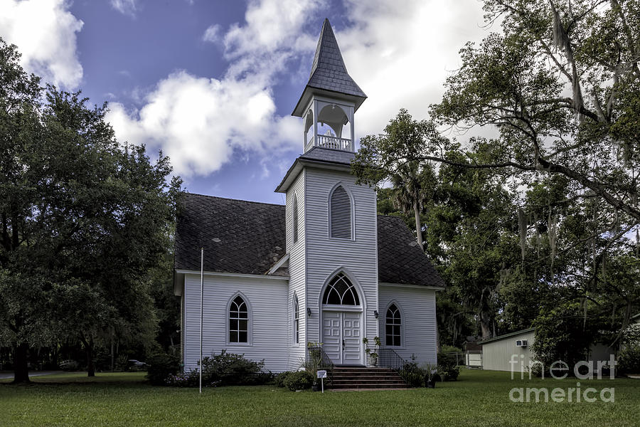 Historic Mcintosh Christian Church Photograph by Lynn Palmer Fine Art America