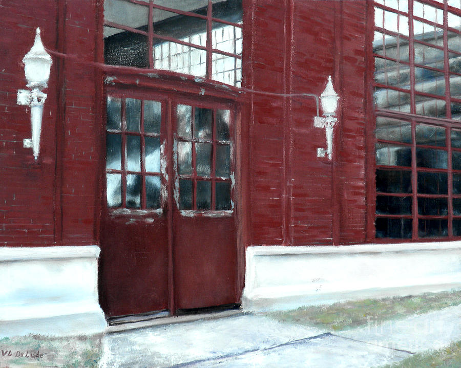 Historic McNeill Street Pumping Station Shreveport Louisiana Painting by Lenora  De Lude