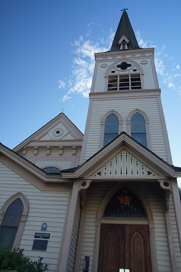 Historic Photograph - Historic Methodist Church Looking Up by Mick Anderson