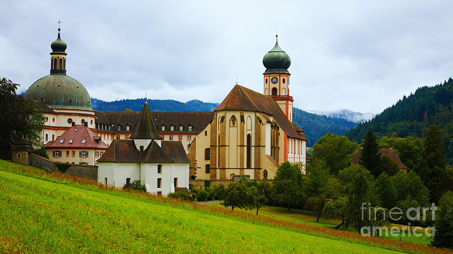 Historic Monastery In The Black Forest Photograph