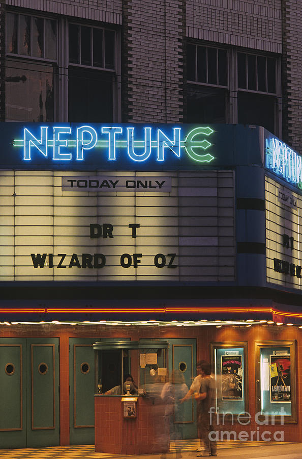 Historic Neptune Theater Photograph by Jim Corwin