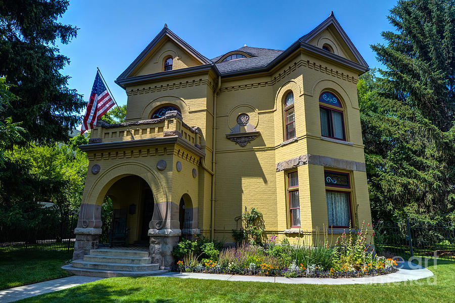 Historic Reed Smoot House - Provo - Utah Photograph by Gary Whitton