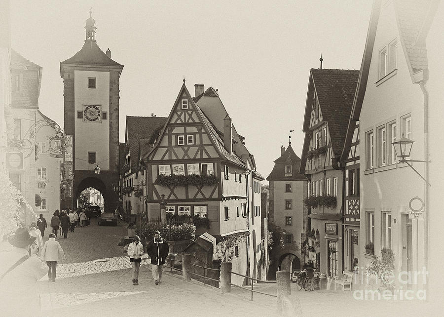 historic Rothenburg Bavaria 1 Photograph by Rudi Prott