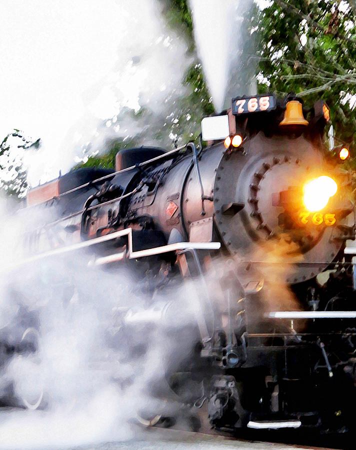 Historic Steam Engine - Nickel Plate Road No. 765 Photograph by Patricia Januszkiewicz