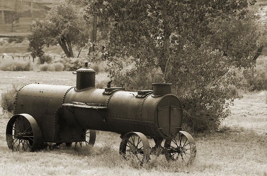 Historic Steam Tractor Photograph by Christiane Schulze Art And Photography