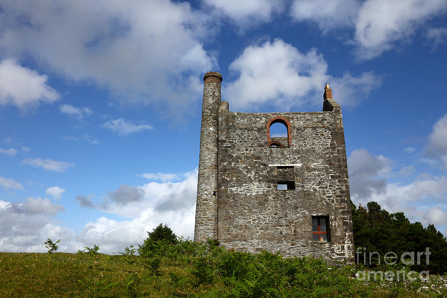 Historic tin mine Cornwall Photograph by James Brunker
