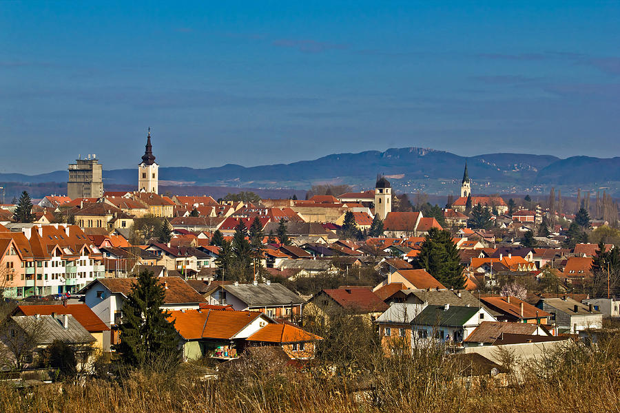 Historic Town of Krizevci panoramic cityscape Photograph by Brch Photography