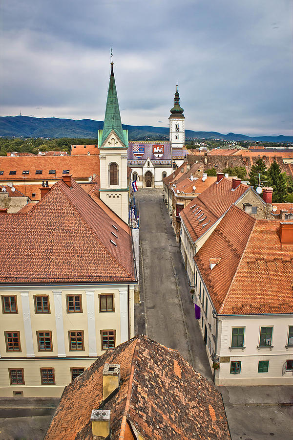 Historic upper town in Zagreb Photograph by Brch Photography