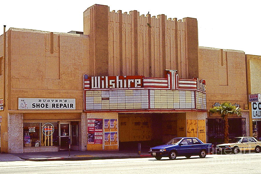 Historic Wilshire Movie Theater in Santa Monica California. Photograph