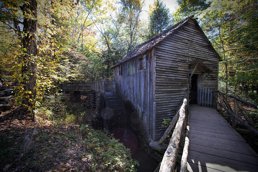 Historical 1868 Cades Cove Cable Mill Photograph by Kathy Clark