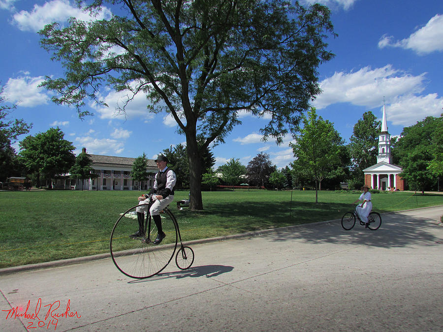 Historical Bicycles Photograph by Michael Rucker
