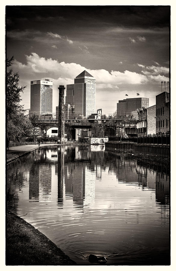 London Photograph - Historical Canal Mile End by Lenny Carter