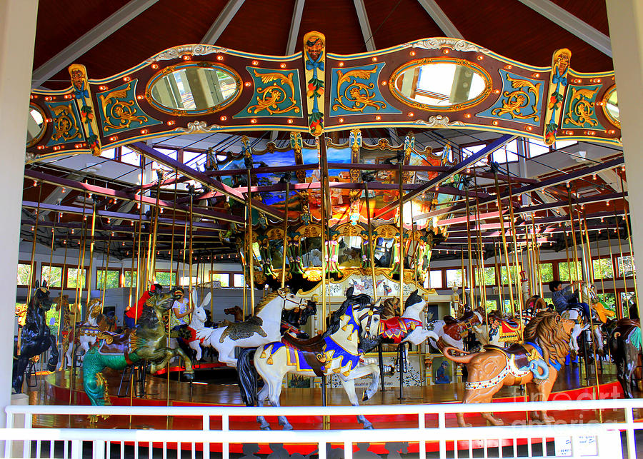 Historical Carousel in Tennessee Photograph by Kathy  White