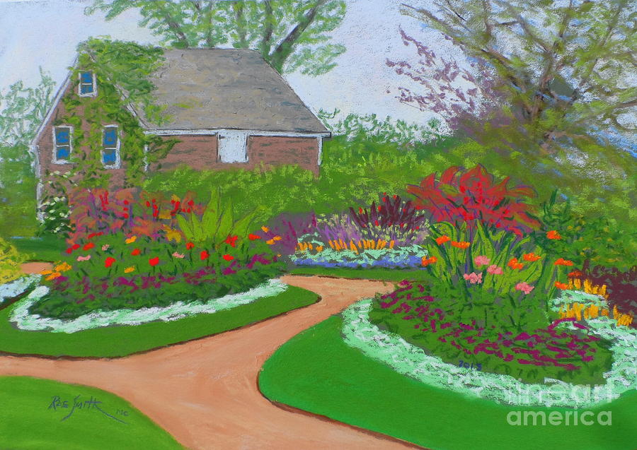 Historical Gardens Pastel by Rae  Smith PSC