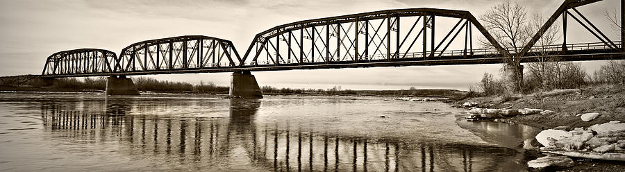 Historical Kinsey Bridge Photograph by Leland D Howard