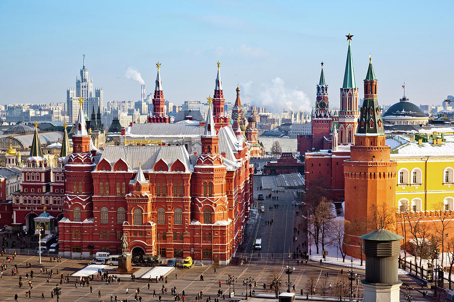 Historical Museum, Red Square And Photograph by Mordolff