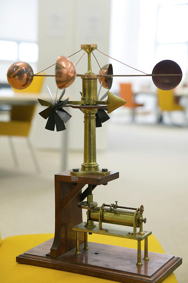 Historical Recording Anemometer Photograph by Michael Donne/science Photo Library