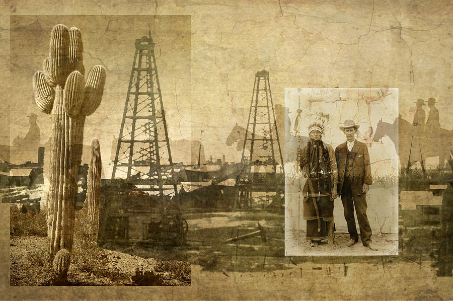 History Of Texas and Oil Photograph by Suzanne Powers