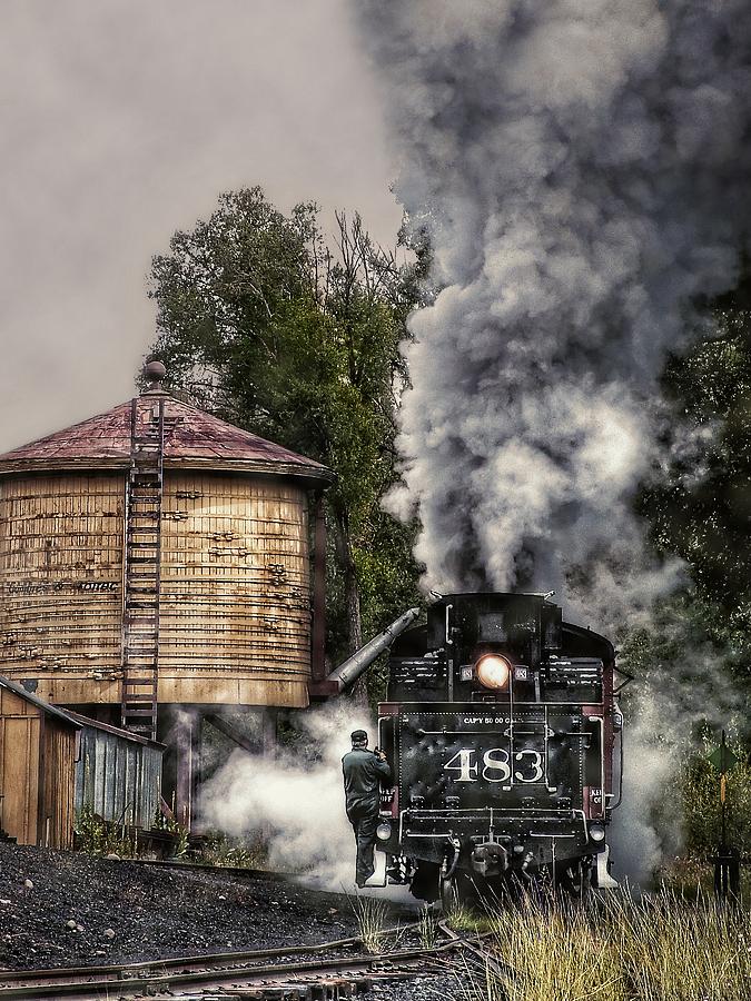 Cumbres & Toltec Photograph - Hitching a Ride by Ken Smith