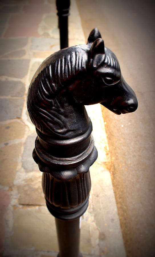 New Orleans Photograph - Hitching Post by Beth Vincent