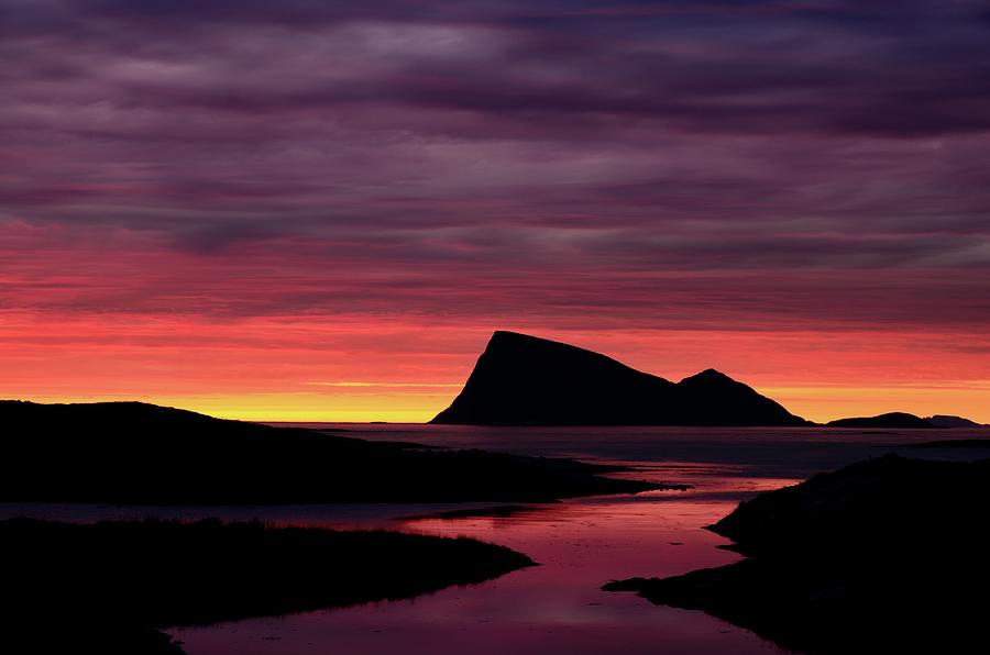 Håja In Midnight Silhouette Photograph by John Hemmingsen