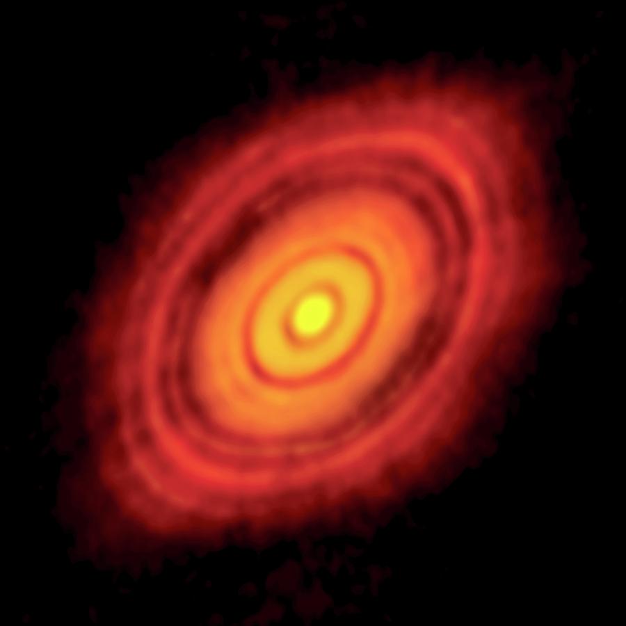 Hl Tauri Protoplanetary Disk Photograph by Alma (nrao/eso/naoj)/c. Brogan, B. Saxton (nrao/aui/nsf)
