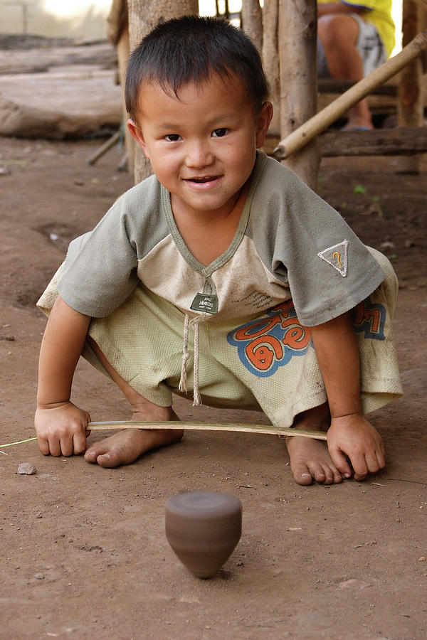 Toy Photograph - Hmong Boy by Adam Romanowicz