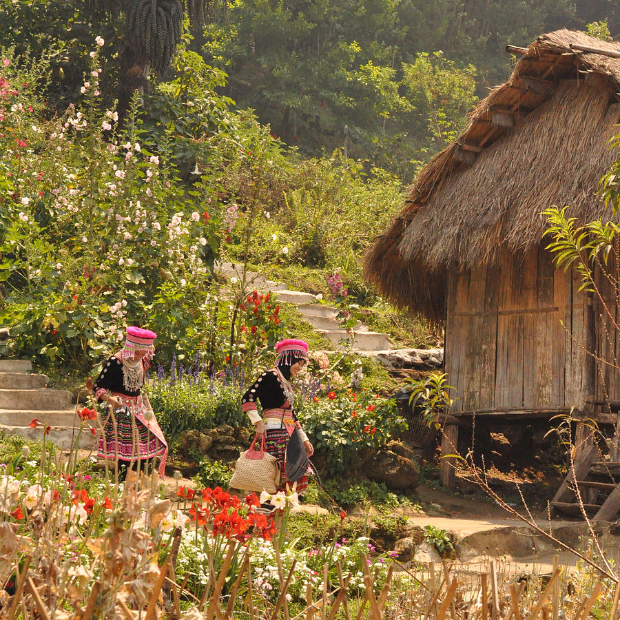 Hmong Girls Photograph by Rick Saint