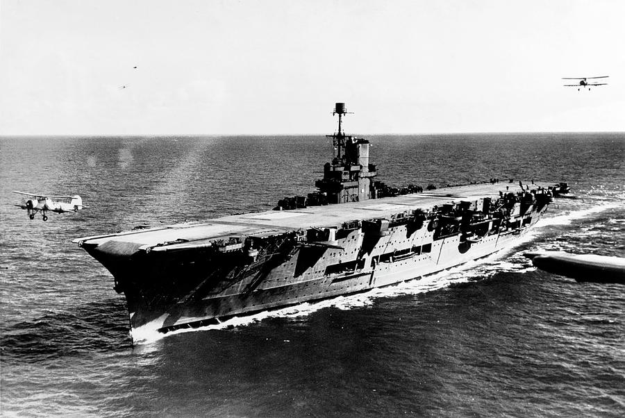 Hms Ark Royal Aircraft Carrier Photograph by Us Navy/science Photo ...