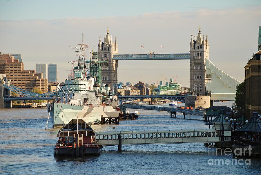 HMS Belfast London Photograph by David Fowler