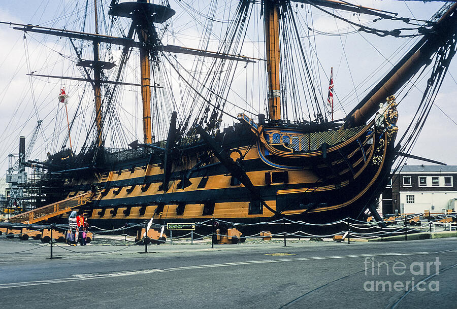 Boat Photograph - HMS Victory by Bob Phillips