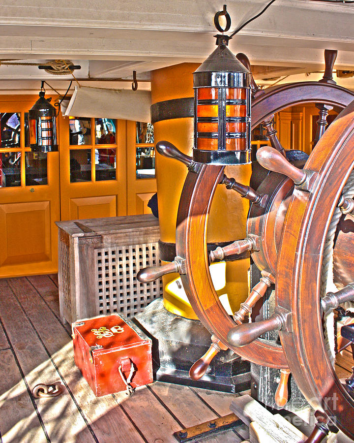 HMS Victory HDR Photograph by Terri Waters