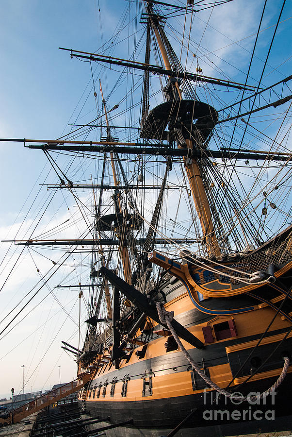 HMS Victory in portsmouth Dockyard Photograph by Peter Noyce